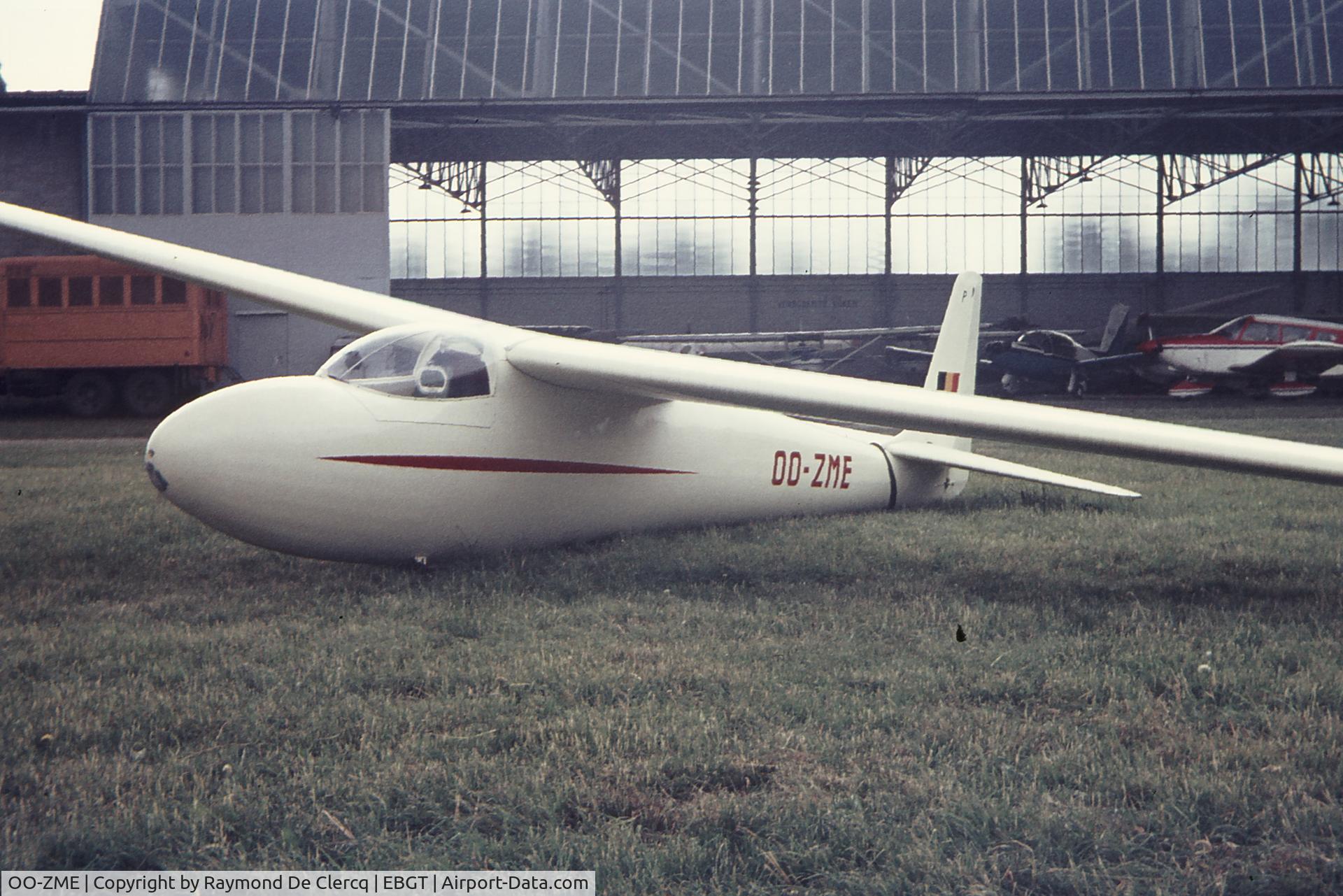 OO-ZME, 1964 Schleicher Ka-6CR Rhonsegler C/N 6302, Gent  1971