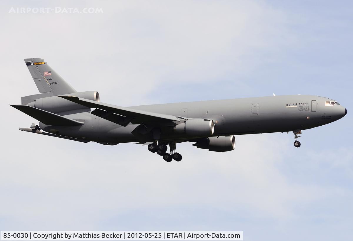 85-0030, 1985 McDonnell Douglas KC-10A Extender C/N 48235, 85-0030