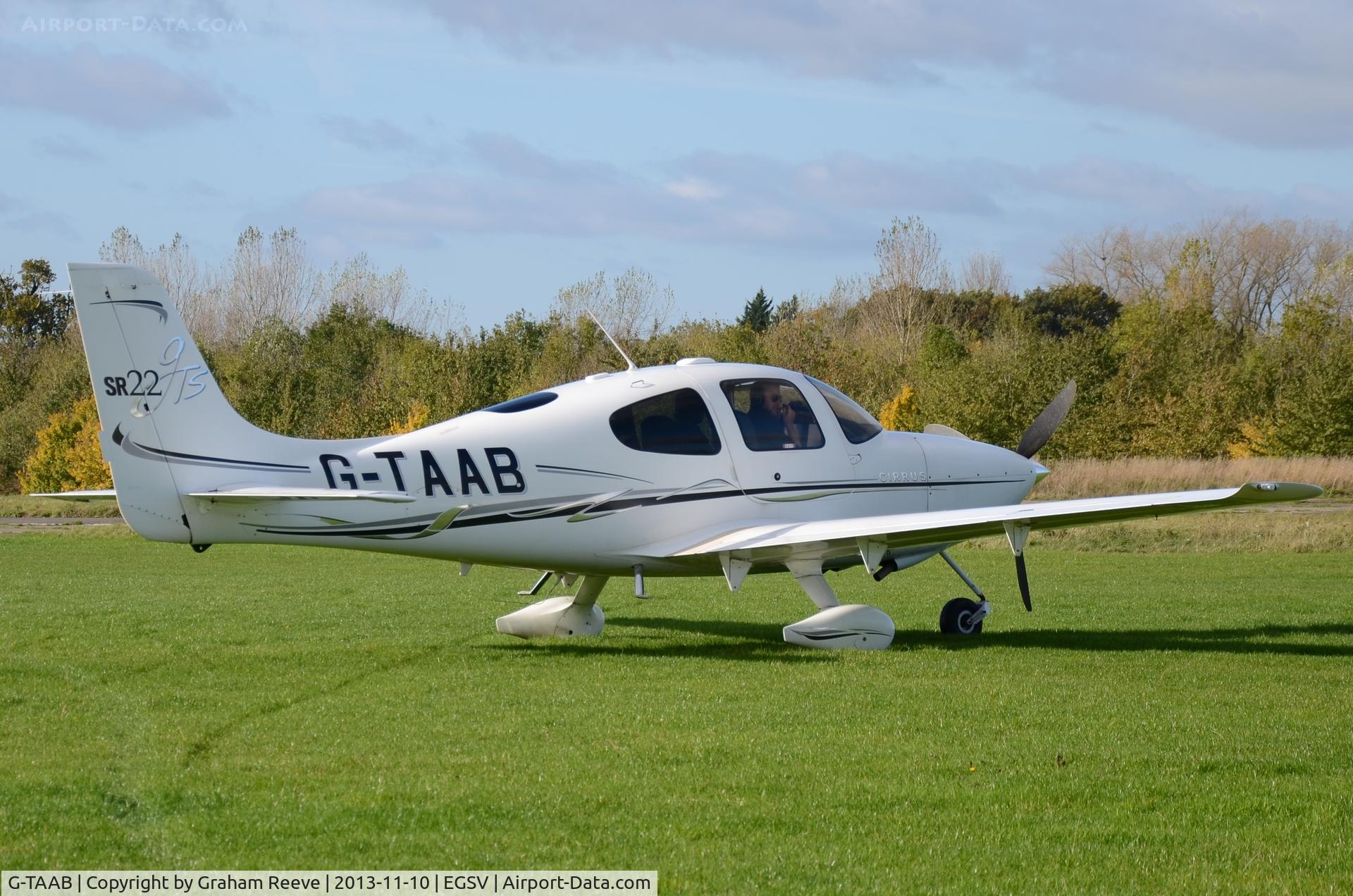 G-TAAB, 2006 Cirrus SR22 GTS C/N 1769, Parked at Old Buckenham.