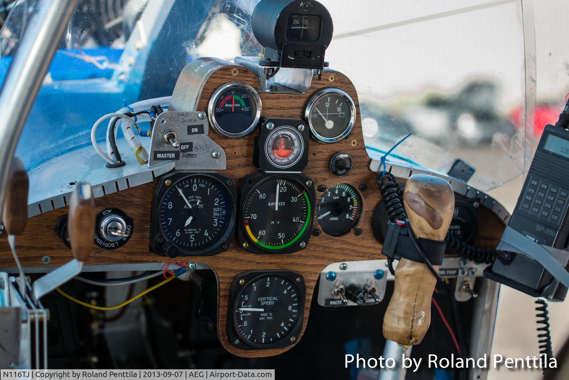 N116TJ, Affordaplane A Plane C/N A116, Cockpit detail