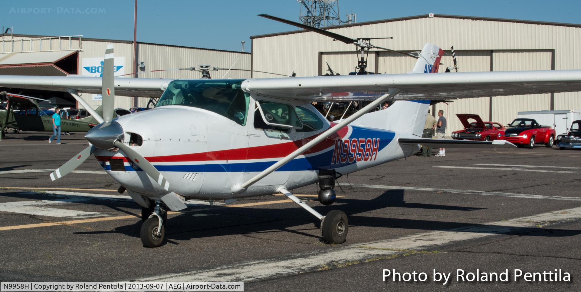N9958H, 1981 Cessna 182R Skylane C/N 18268143, Owned by the Albuquerque Police Department for aerial surveillance.