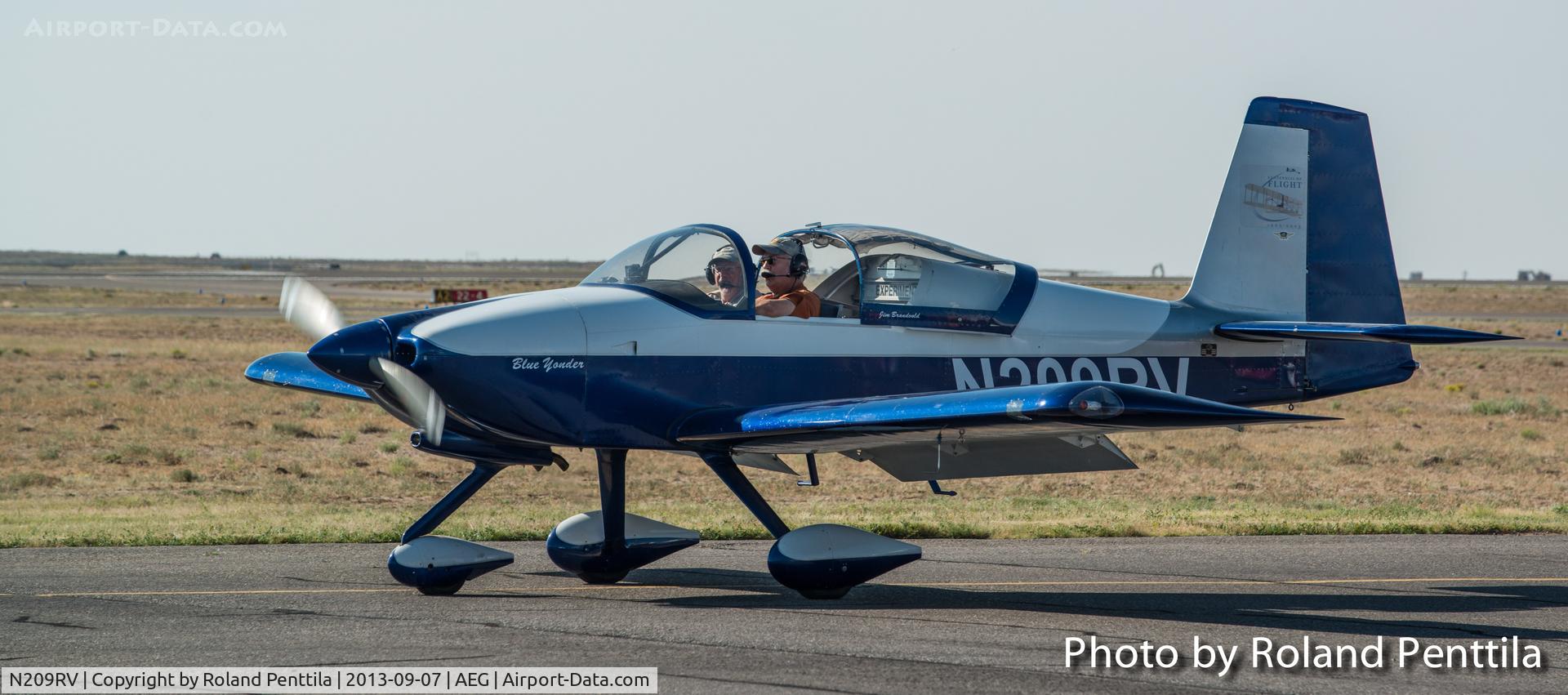 N209RV, Vans RV-9A C/N 90458, seen at Double Eagle II airport near Albuquerque