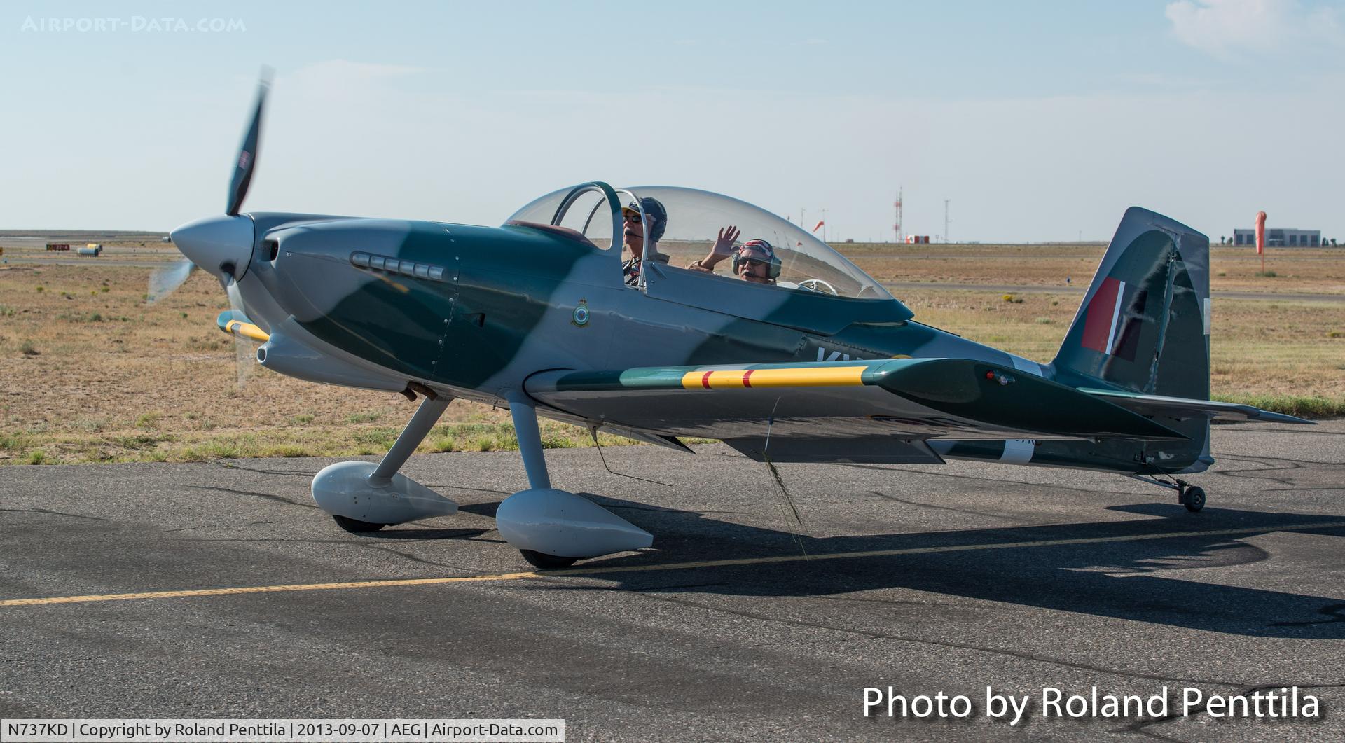 N737KD, 2007 Vans RV-8 C/N 81504, seen at Double Eagle II at the 2013 EAA Chapter 179 Fly-in