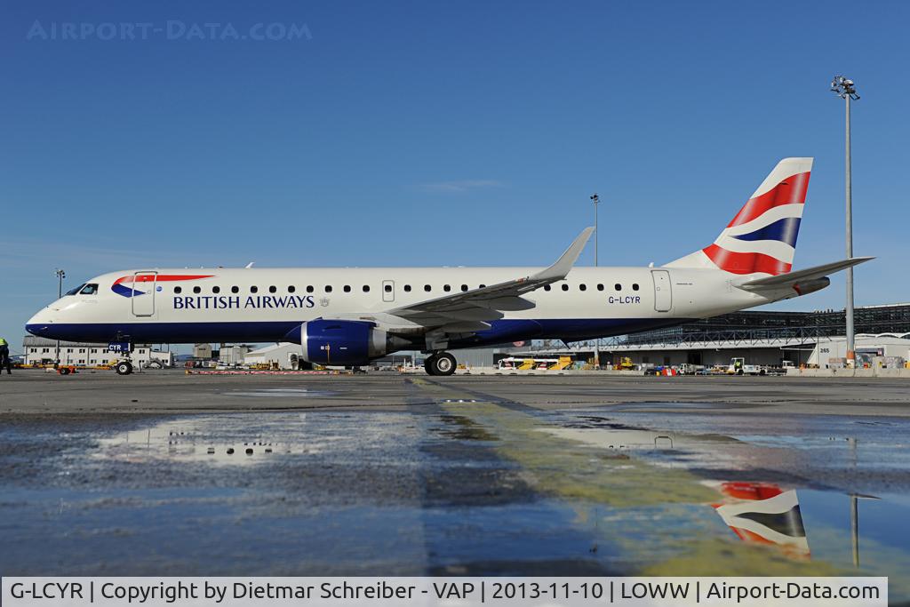 G-LCYR, 2012 Embraer 190SR (ERJ-190-100SR) C/N 19000563, British Airways Embraer 190