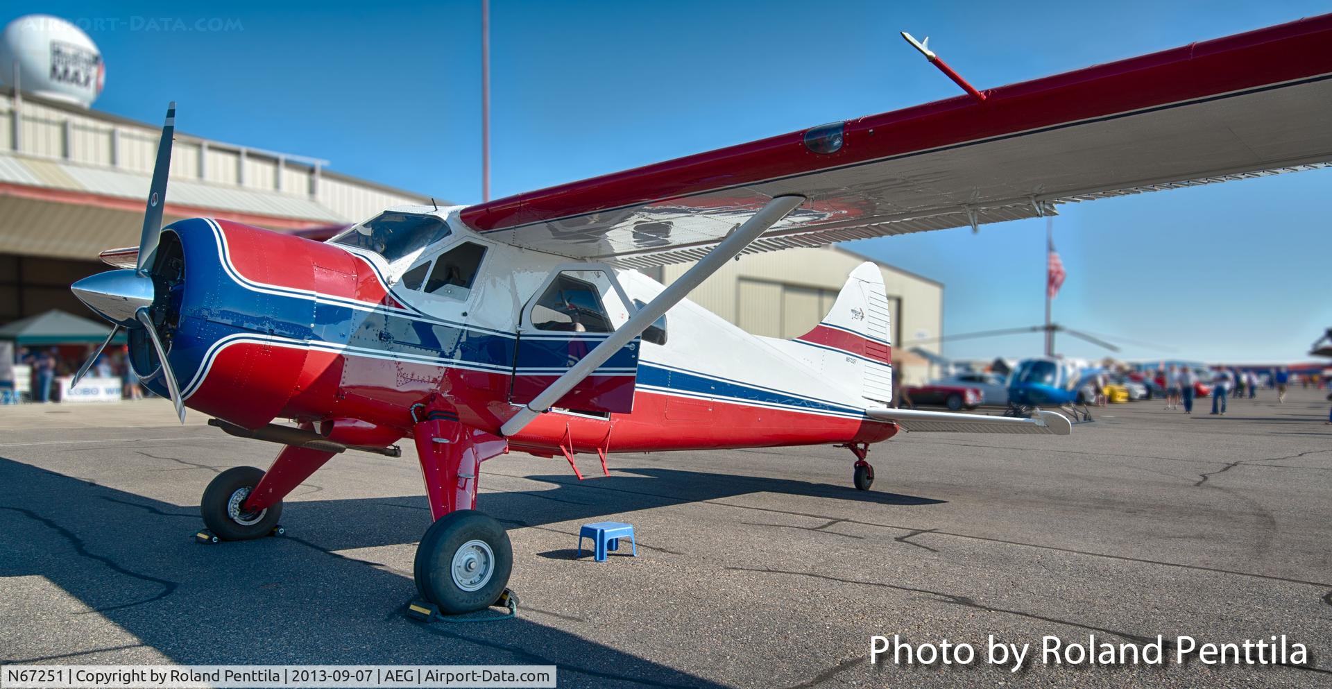 N67251, 1951 De Havilland Canada DHC-2 Beaver Mk.I C/N 251, Parked at Double Eagle II near Albuquerque