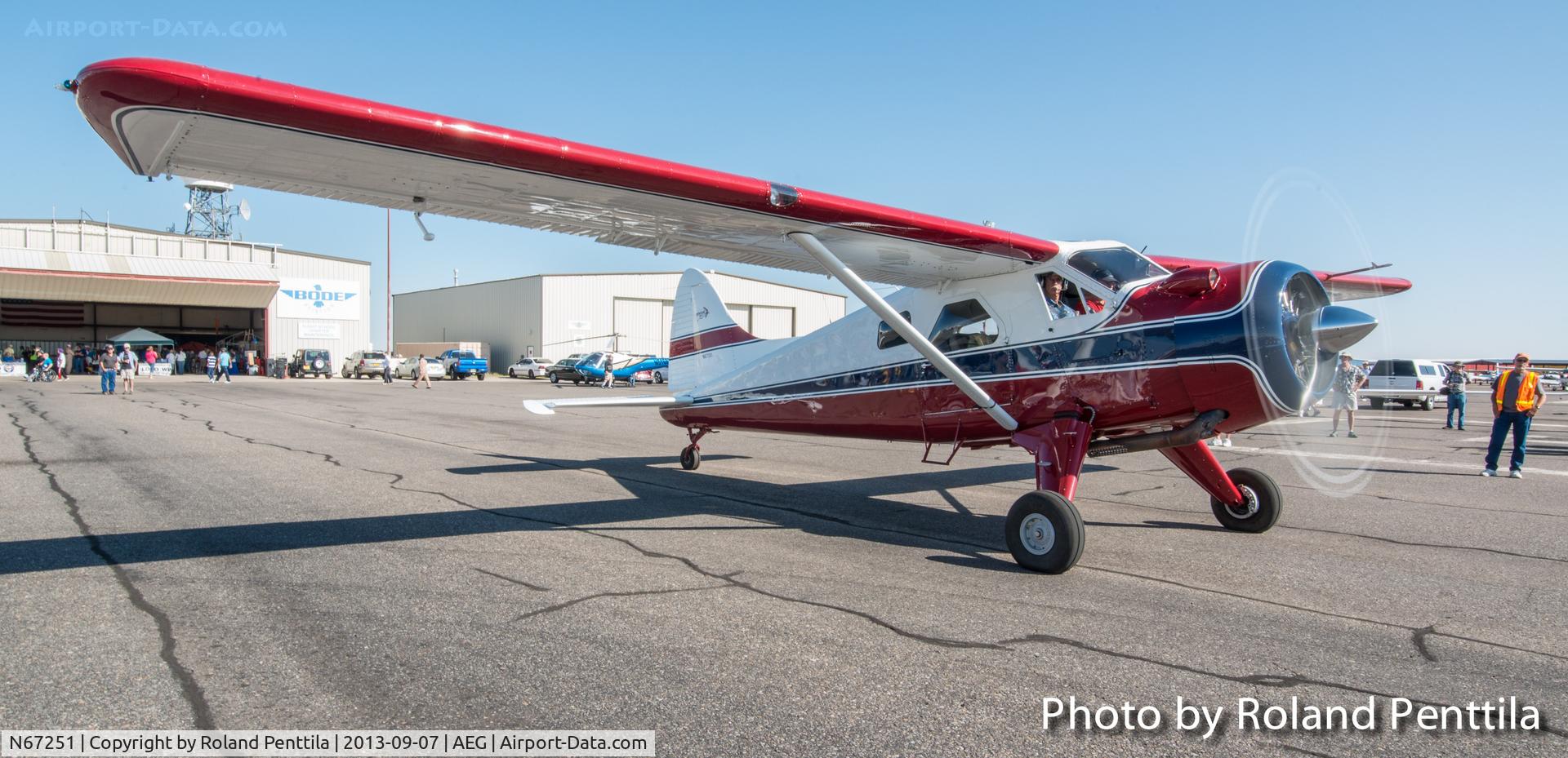 N67251, 1951 De Havilland Canada DHC-2 Beaver Mk.I C/N 251, Taxi for take off