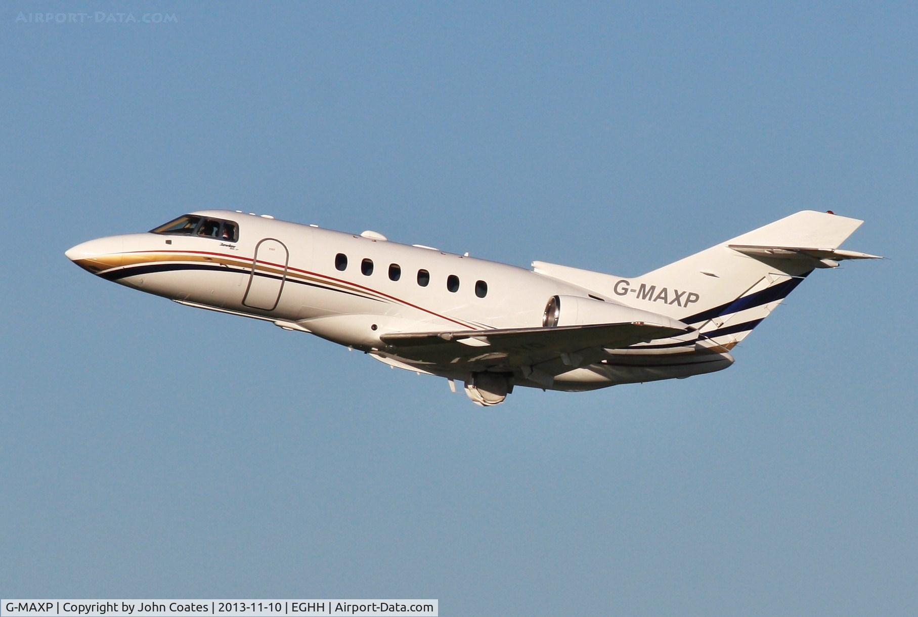 G-MAXP, 2000 Raytheon Hawker 800XP C/N 258477, ex G-CGHY climmbs from 26