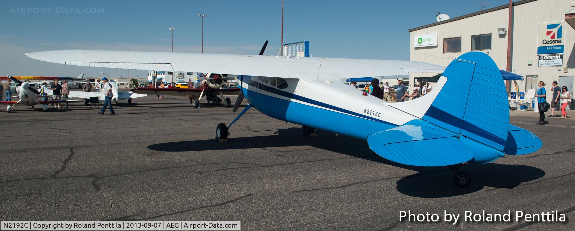 N2192C, 1955 Cessna 195B Businessliner C/N 16177, Owned by David Hamann of Los Lunas, New Mexico