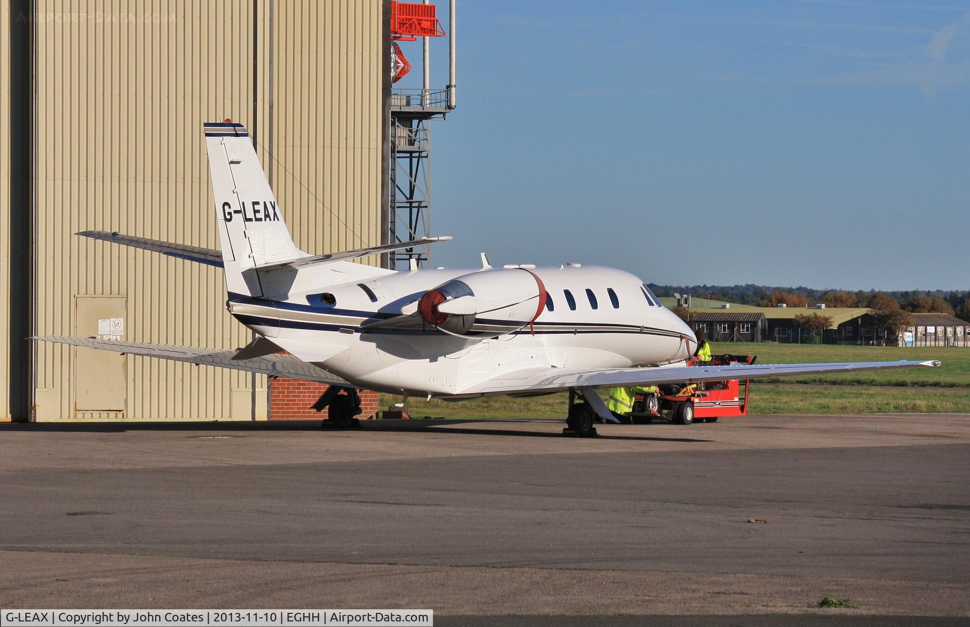 G-LEAX, 2007 Cessna 560XL Citation XLS C/N 560-5712, Visiting Citation Centre