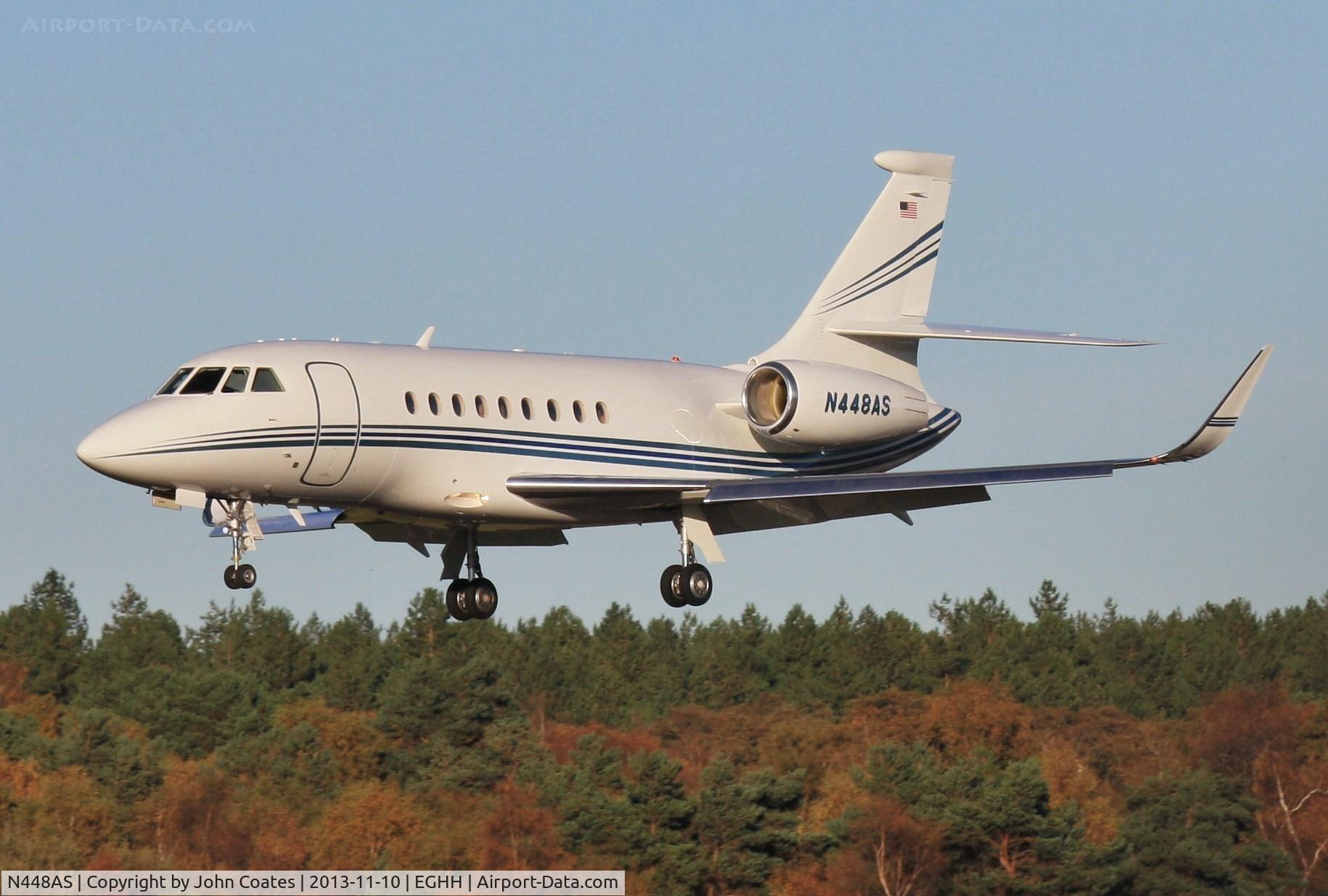 N448AS, 2011 Dassault Falcon 2000EX C/N 233, Finals to 26