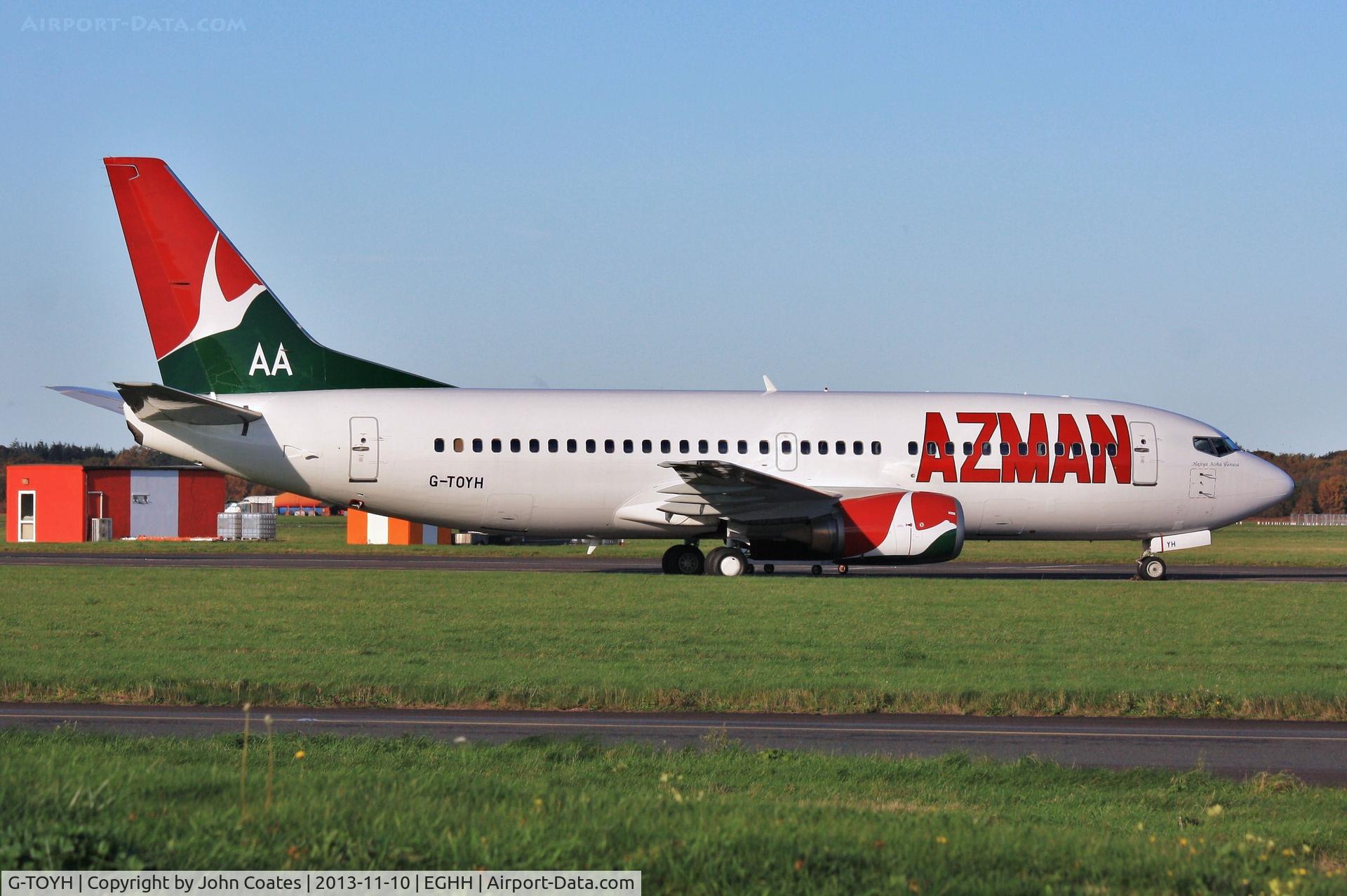 G-TOYH, 1998 Boeing 737-36N C/N 28570, Posing in the sun on 