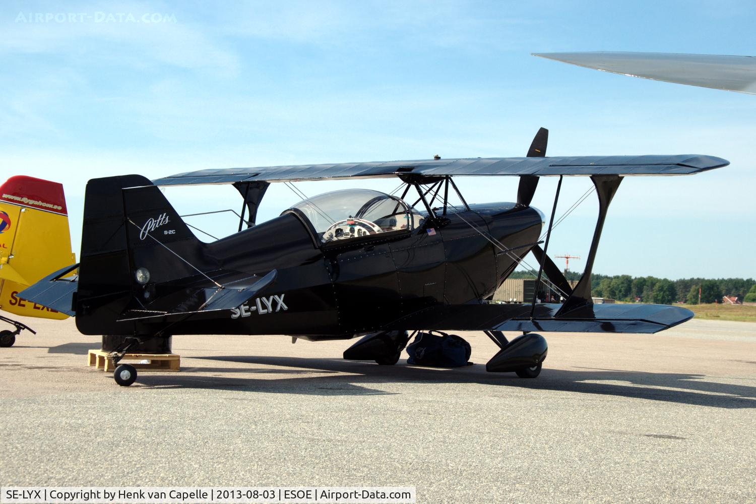 SE-LYX, 2005 Pitts S-2C Special C/N 6073, Pitts S-2C Special parked at Örebro airport, Sweden. Now without adds on the fuselage.