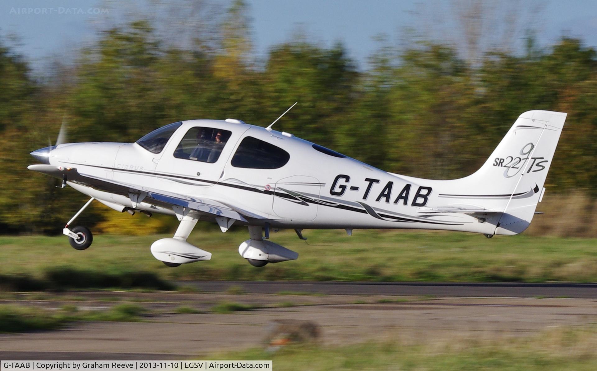 G-TAAB, 2006 Cirrus SR22 GTS C/N 1769, Just airbourne.