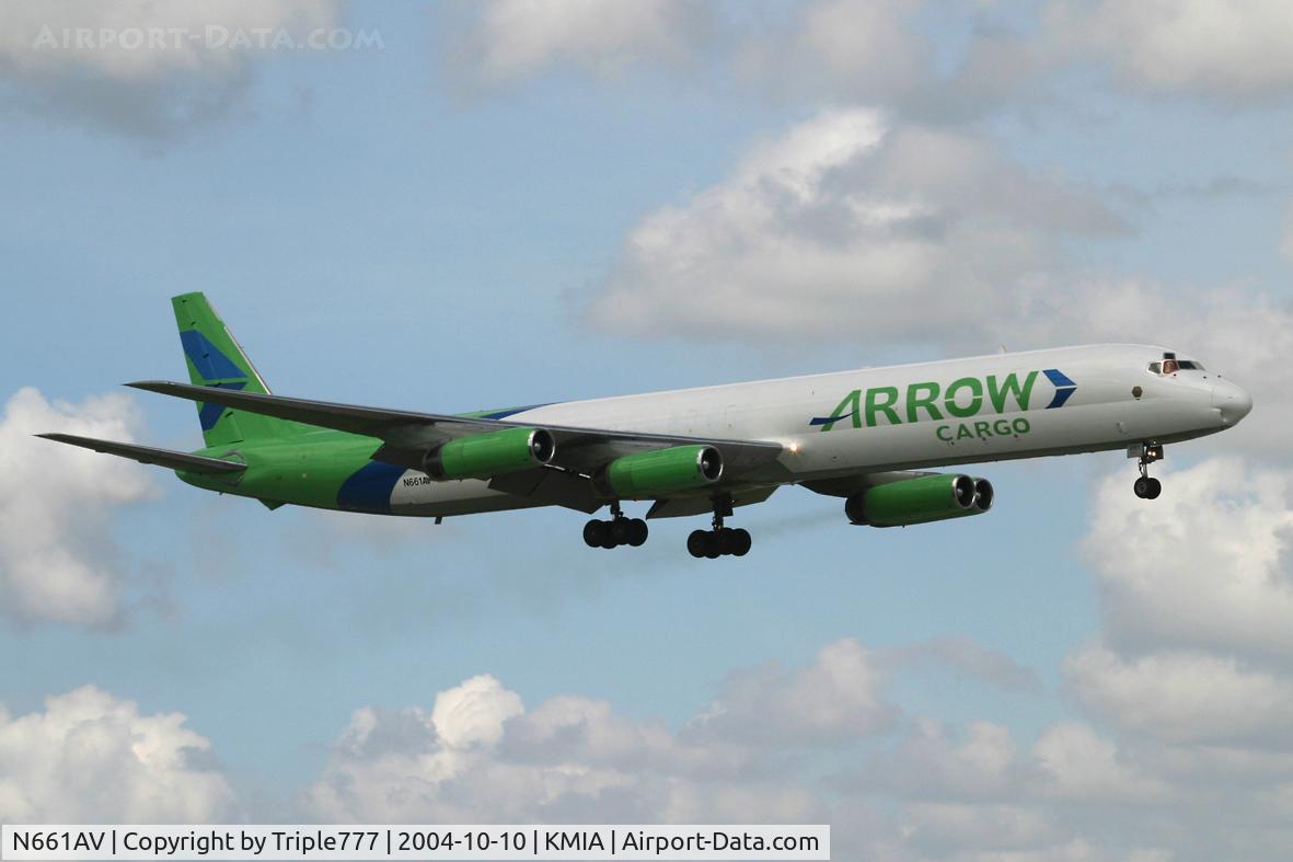 N661AV, 1968 Douglas DC-8-63F C/N 45969, Arrow Cargo