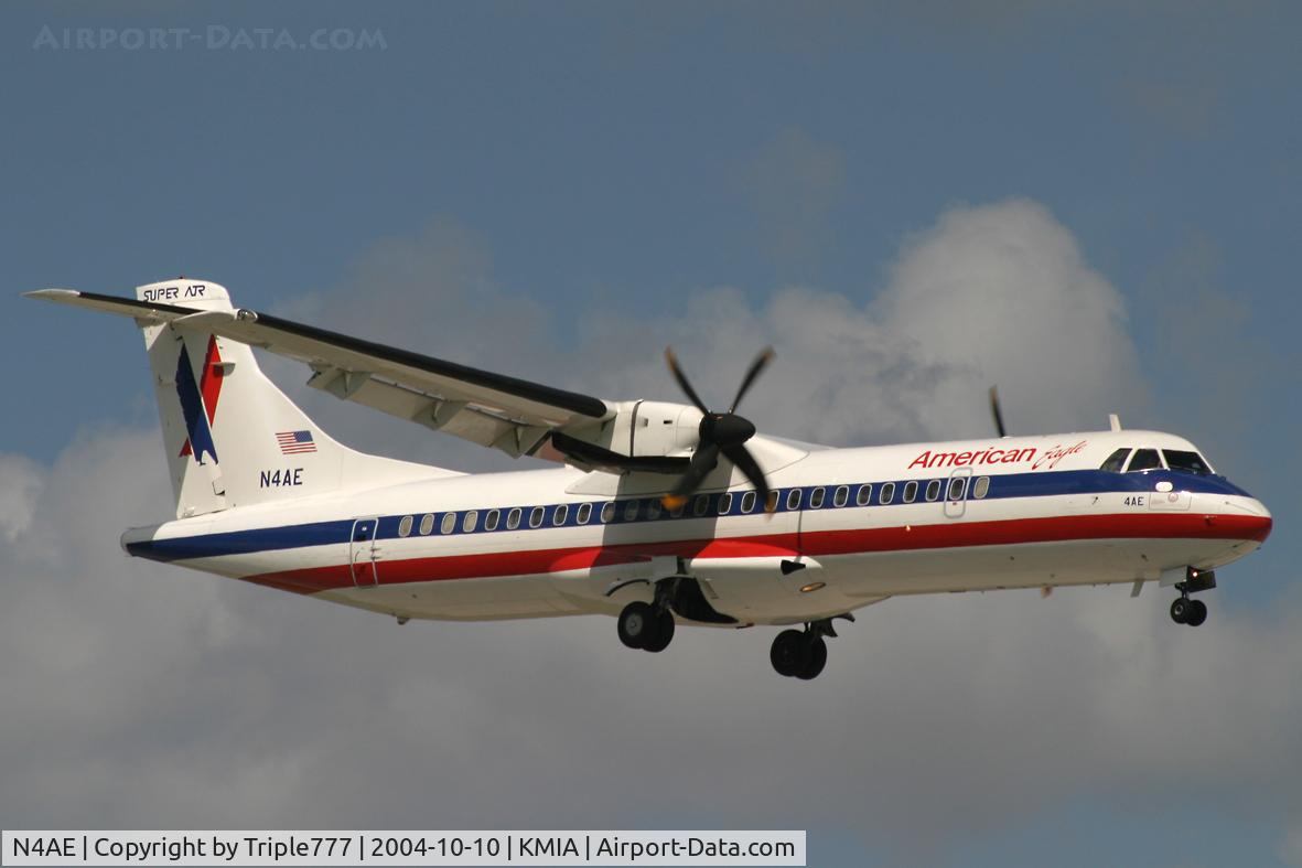 N4AE, 1991 ATR 72-212 C/N 244, American Eagle