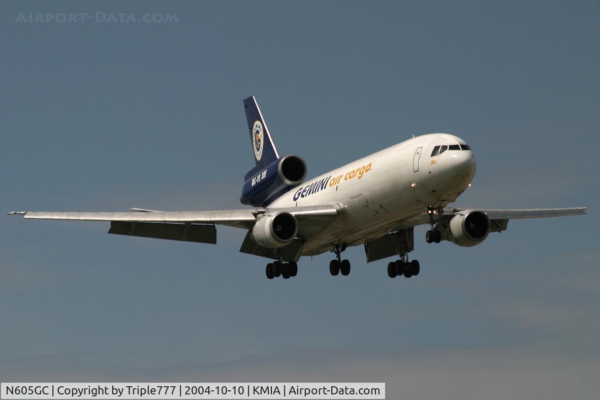 N605GC, 1974 McDonnell Douglas DC-10-30F C/N 47925, Gemini Air Cargo