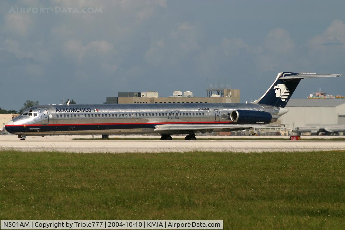 N501AM, 1984 McDonnell Douglas MD-82 (DC-9-82) C/N 49188, Aeromexico