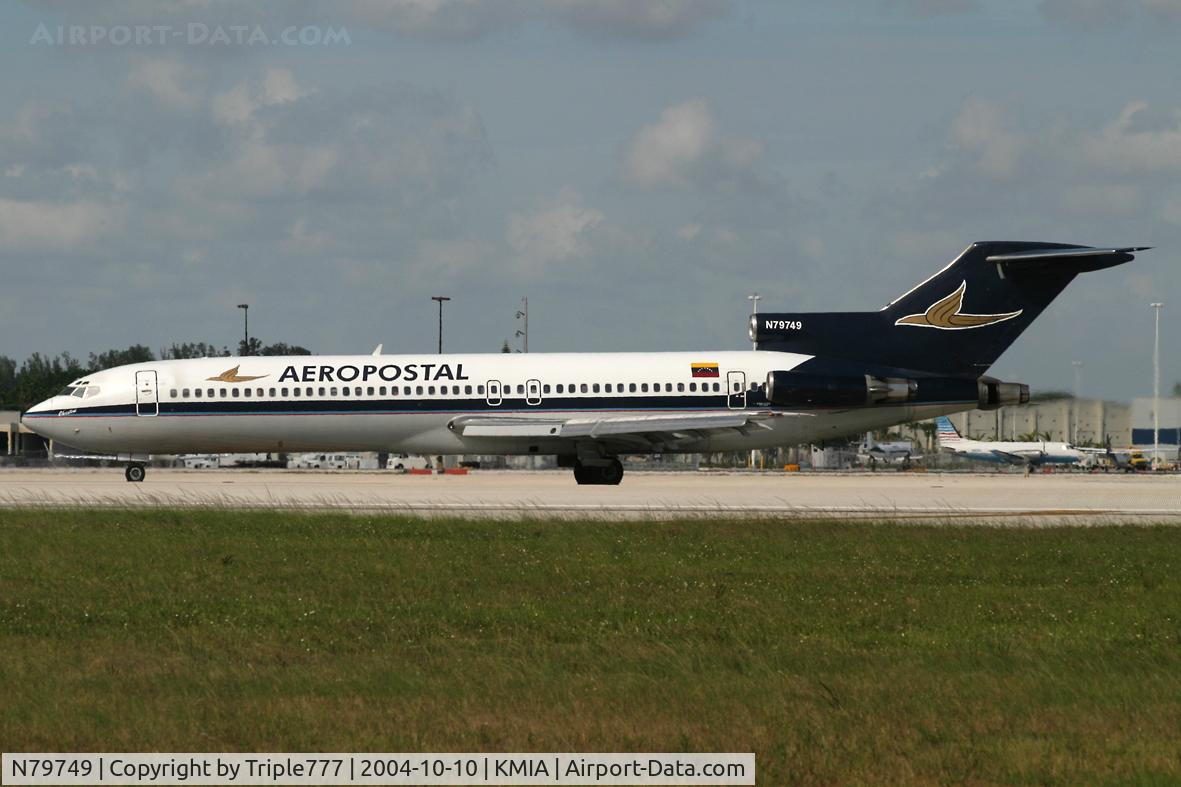 N79749, 1981 Boeing 727-224 C/N 22451, Aeropostal
