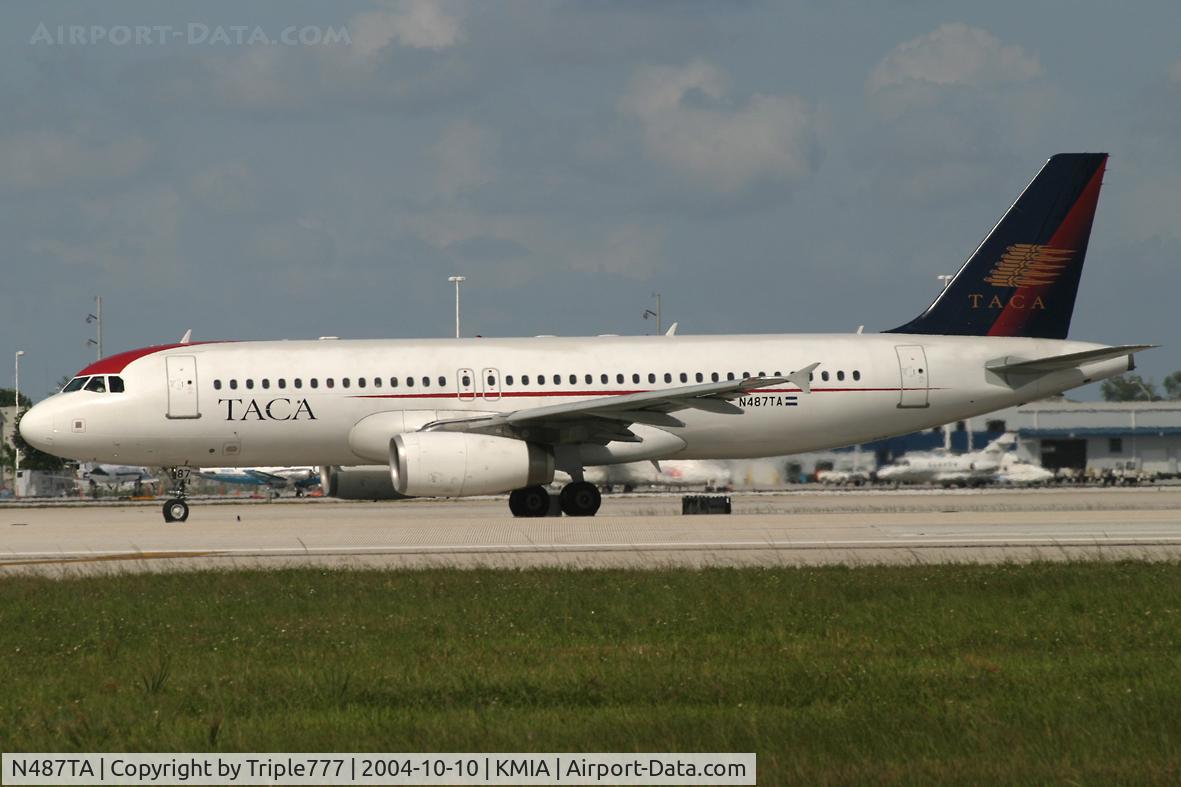 N487TA, 2003 Airbus A320-233 C/N 2084, TACA Airlines