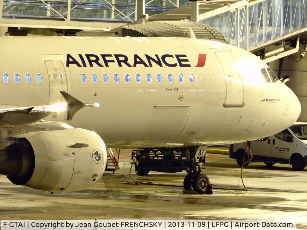 F-GTAI, 2000 Airbus A321-211 C/N 1299, (CDG T2F) AFR1004 Paris CDG/Rome Fiumicino