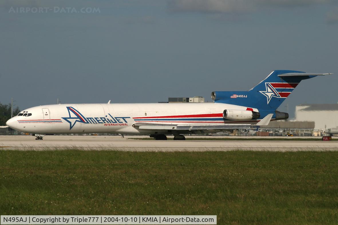 N495AJ, 1975 Boeing 727-233F C/N 20937, Amerijet International