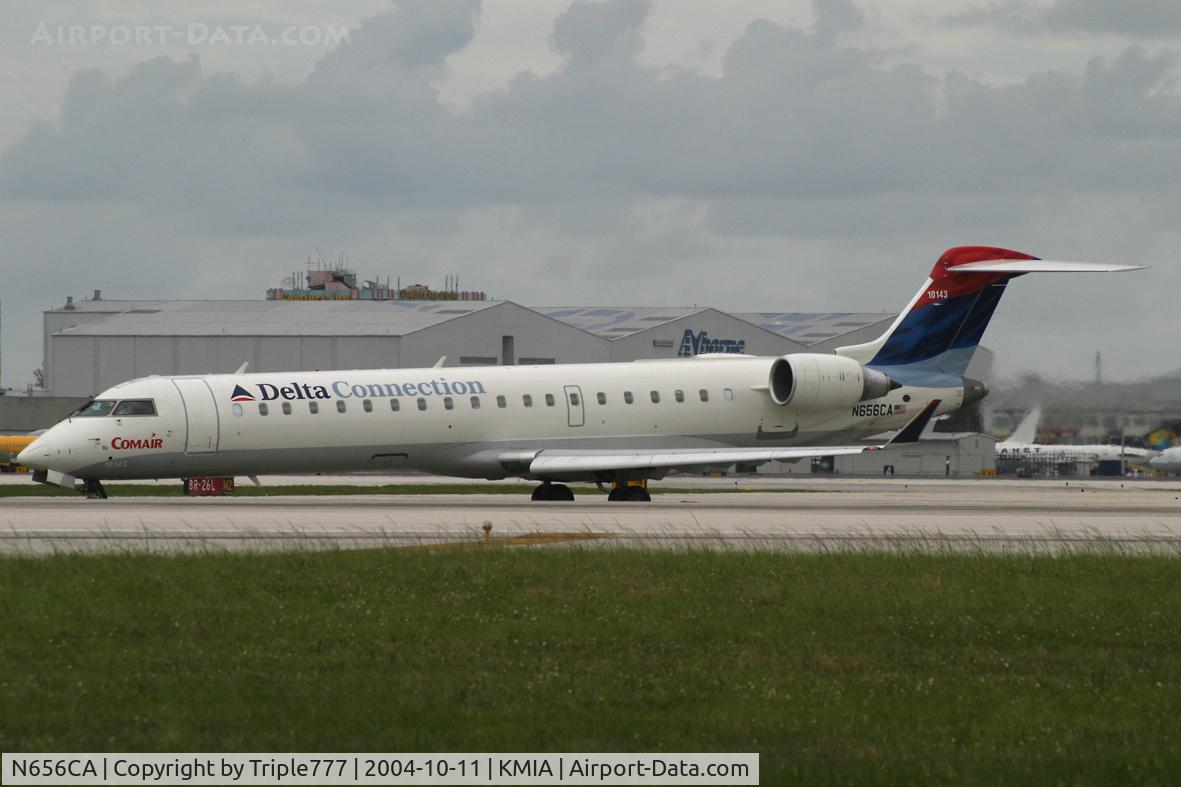 N656CA, 2004 Bombardier CRJ-700 (CL-600-2C10) Regional Jet C/N 10143, Delta Connection