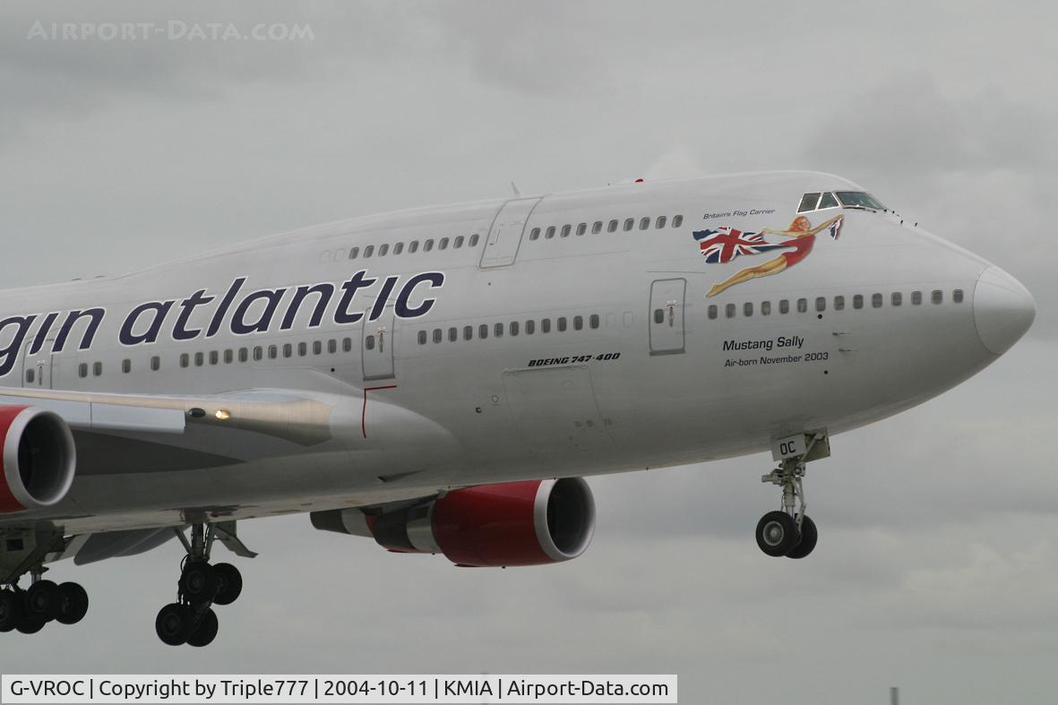 G-VROC, 2003 Boeing 747-41R C/N 32746, Virgin Atlantic