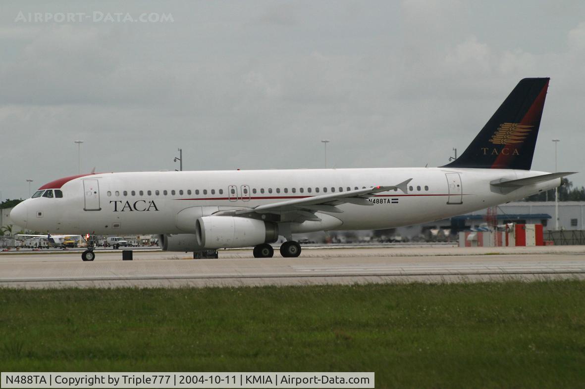 N488TA, 2003 Airbus A320-233 C/N 2118, TACA Airlines