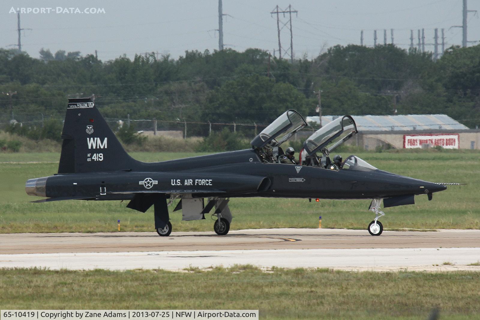 65-10419, 1965 Northrop T-38A-60-NO Talon C/N N.5838, At NAS Fort Worth