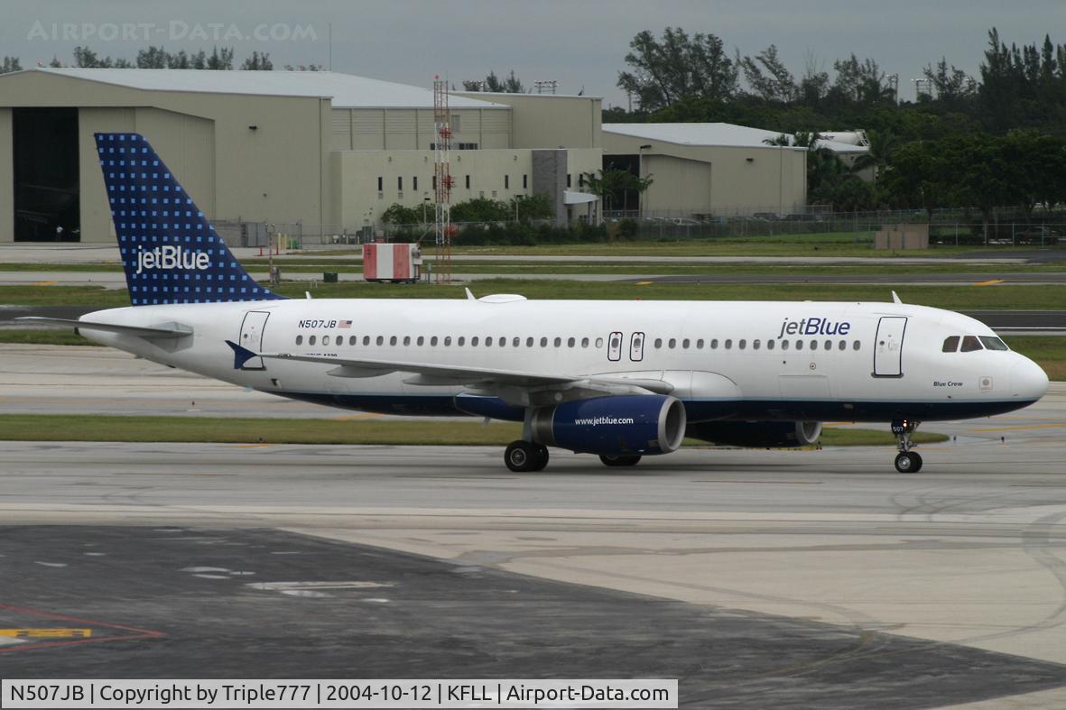 N507JB, 2000 Airbus A320-232 C/N 1240, jetblue Airways