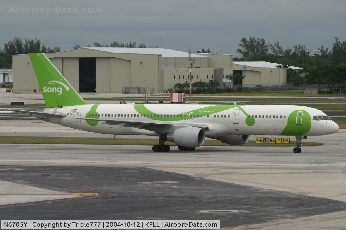 N6705Y, 2000 Boeing 757-232 C/N 30397, Song