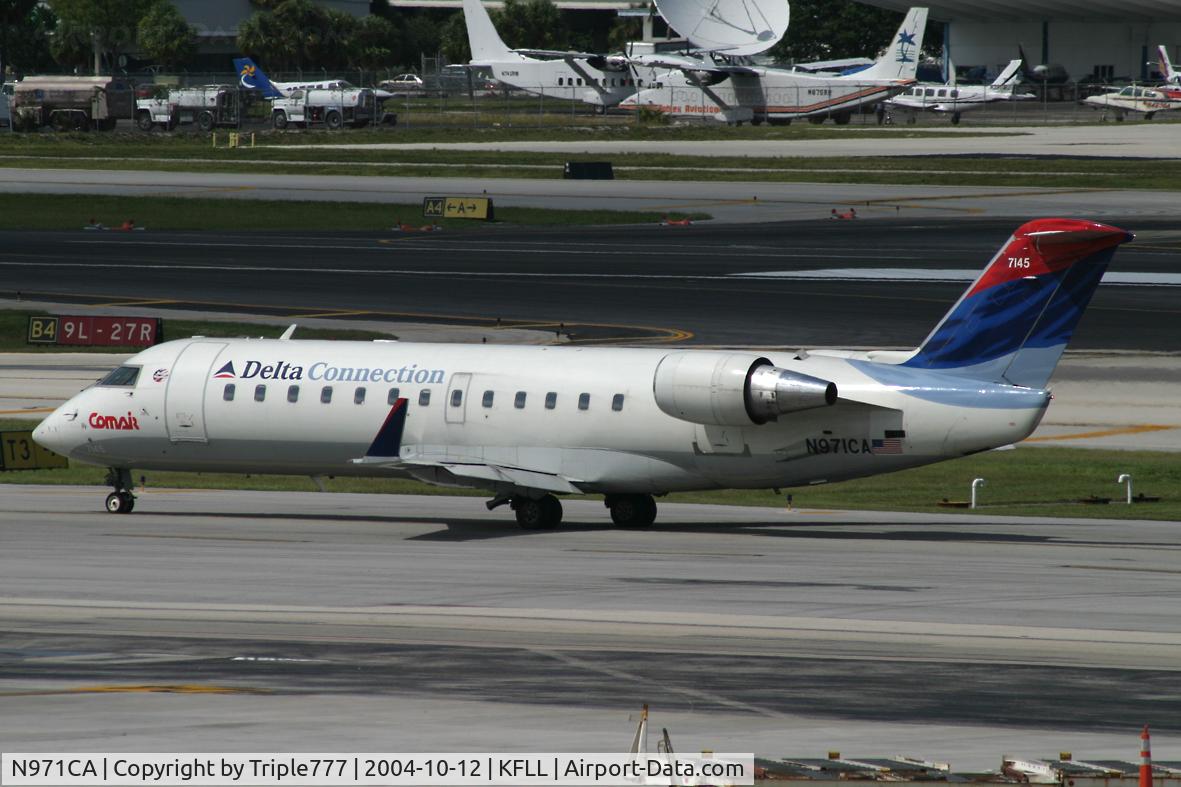 N971CA, 1996 Canadair CRJ-100ER (CL-600-2B19) C/N 7145, Delta Connection