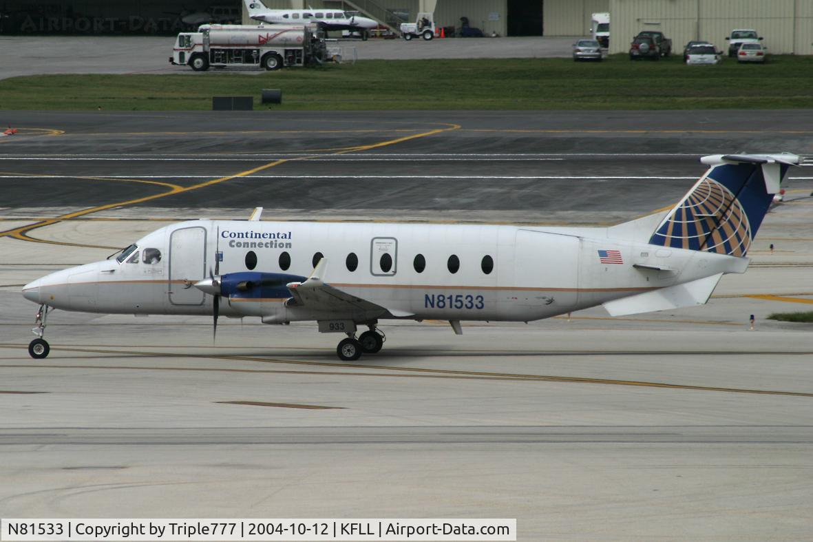 N81533, 1995 Beech 1900D C/N UE-137, Continental Connection