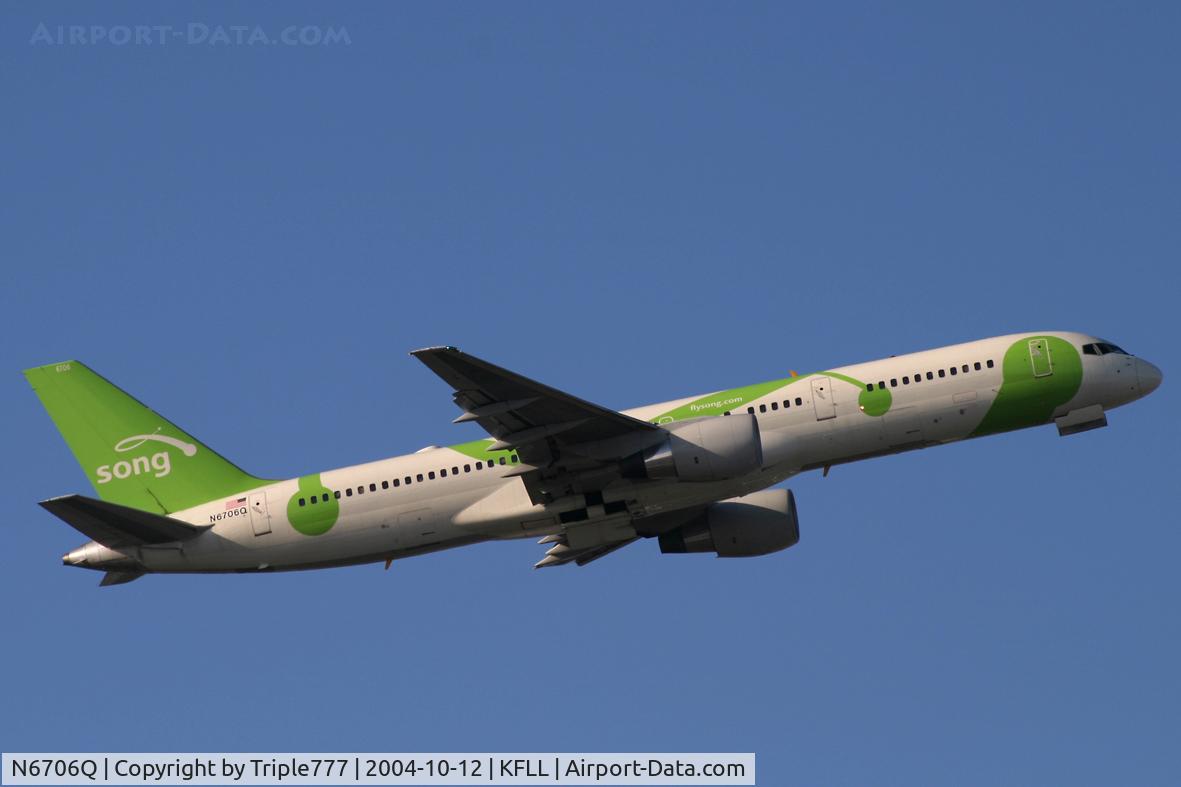 N6706Q, 2000 Boeing 757-232 C/N 30422, Song