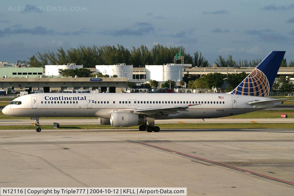 N12116, 1996 Boeing 757-224 C/N 27558, Continental