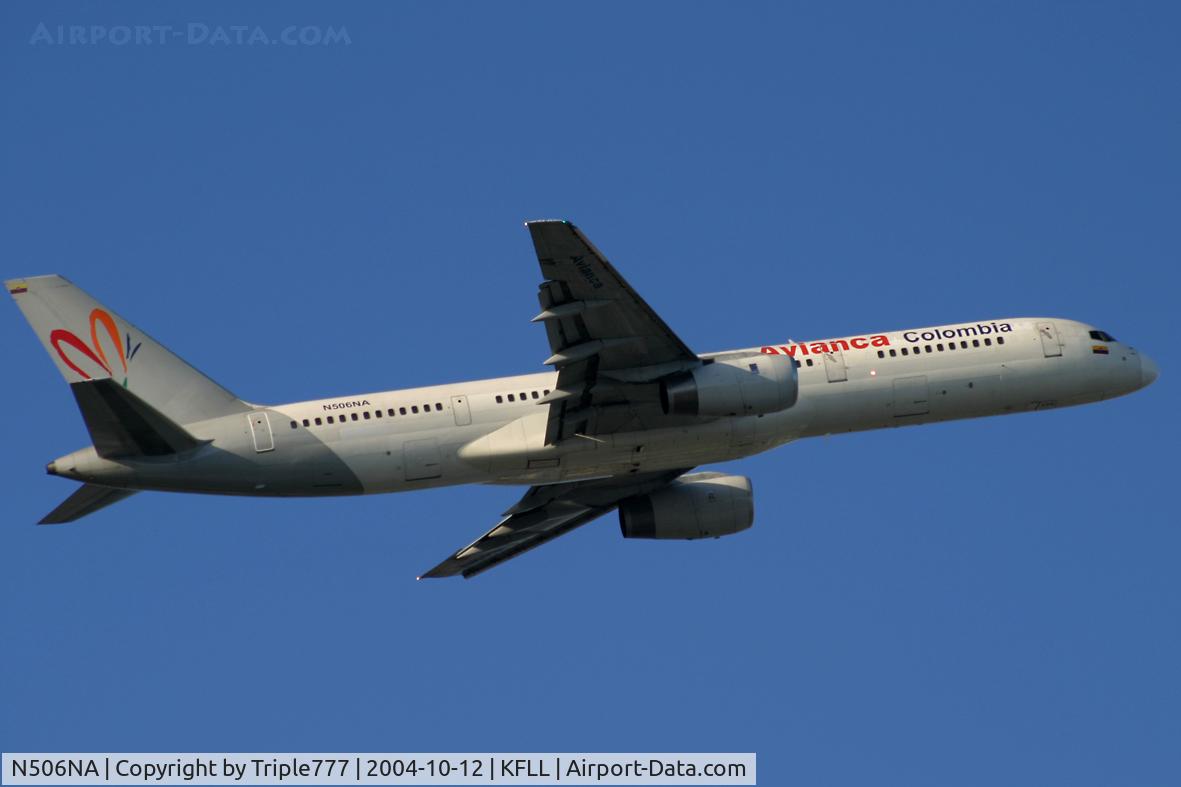 N506NA, 1990 Boeing 757-236 C/N 24771, Avianca Colombia