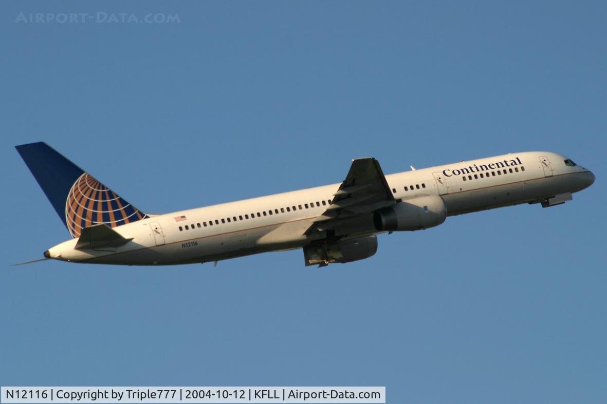 N12116, 1996 Boeing 757-224 C/N 27558, Continental