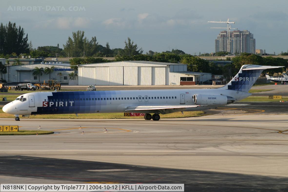 N818NK, 1981 McDonnell Douglas MD-81 (DC-9-81) C/N 48018, Spirit