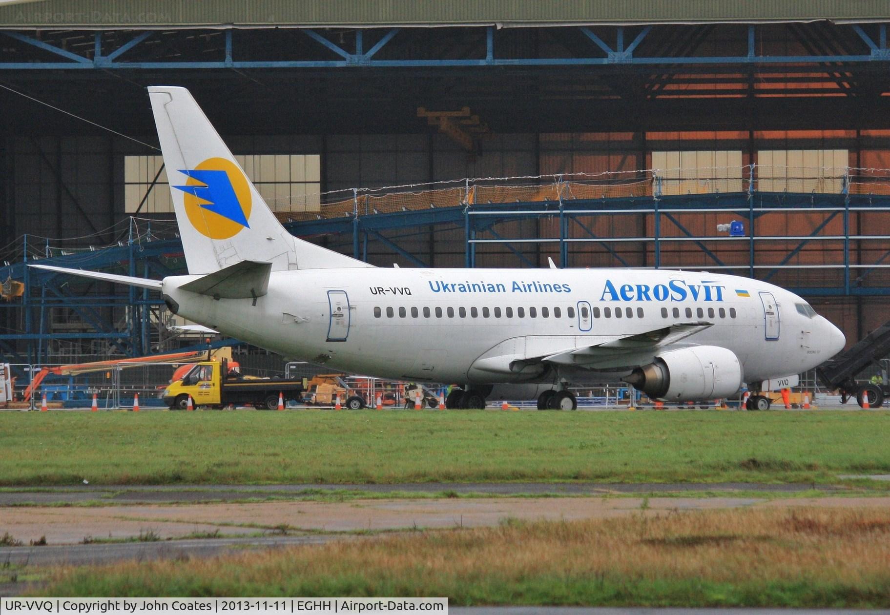 UR-VVQ, 1998 Boeing 737-5L9 C/N 29235, Stored at European Aviation.