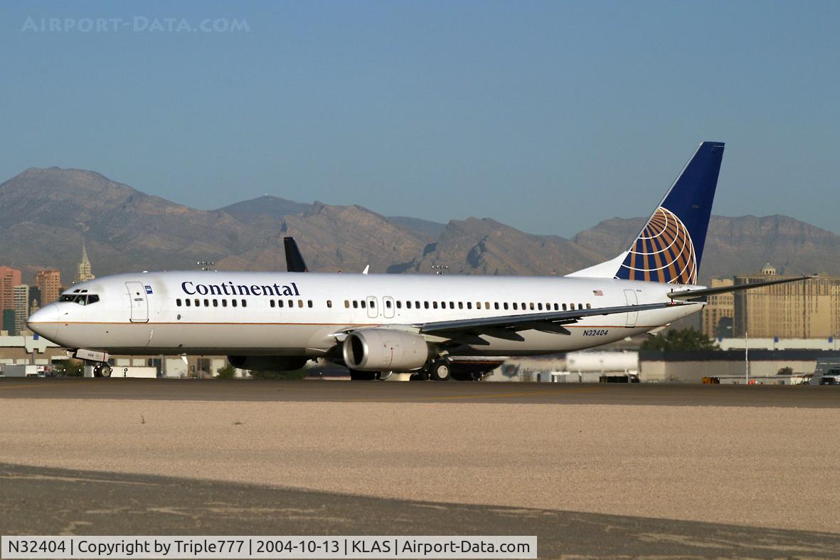 N32404, 2001 Boeing 737-924 C/N 30121, Continental
