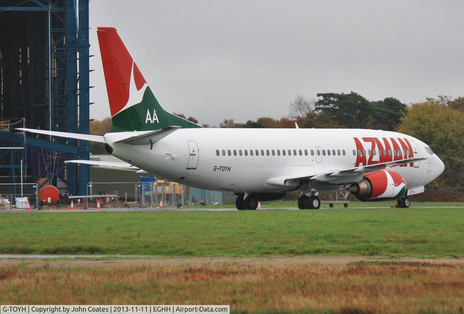 G-TOYH, 1998 Boeing 737-36N C/N 28570, At European Aviation storage area.