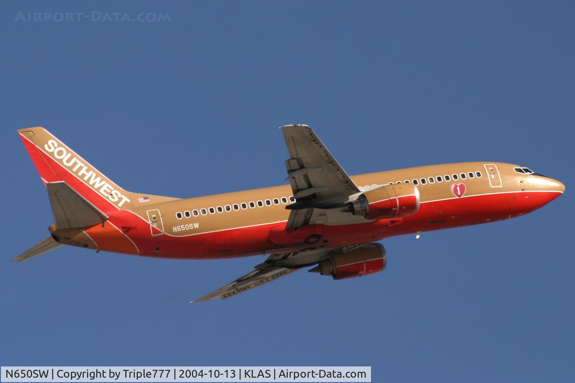 N650SW, 1997 Boeing 737-3H4 C/N 27720, Southwest Airlines