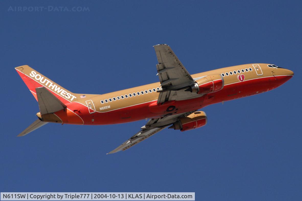N611SW, 1995 Boeing 737-3H4 C/N 27697, Southwest  Airlines