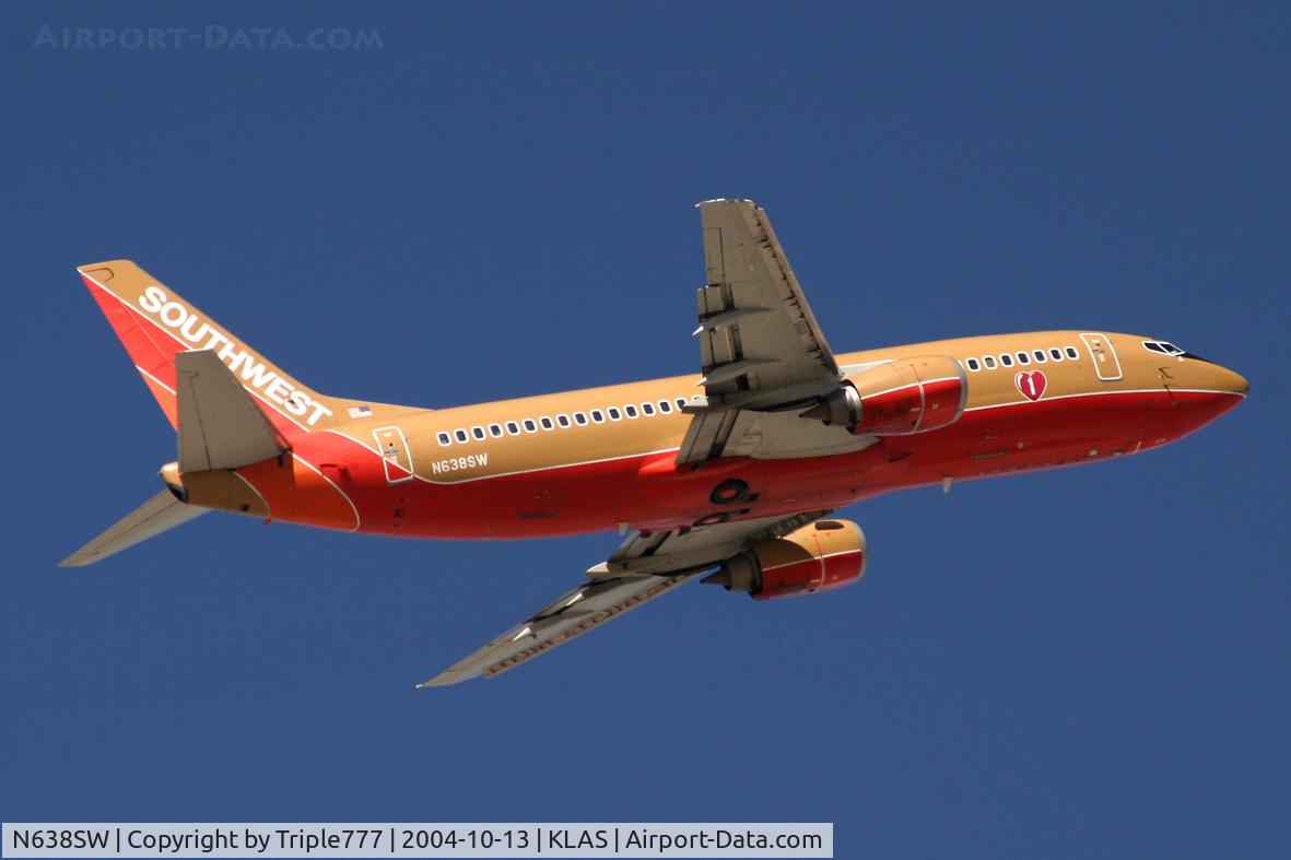 N638SW, 1996 Boeing 737-3H4 C/N 27711, Southwest Airlines
