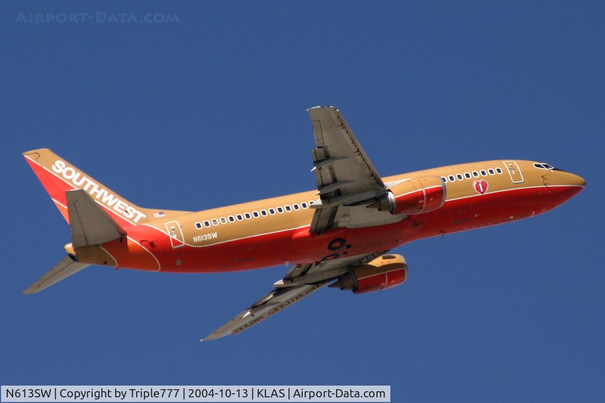 N613SW, 1995 Boeing 737-3H4 C/N 27931, Southwest Airlines
