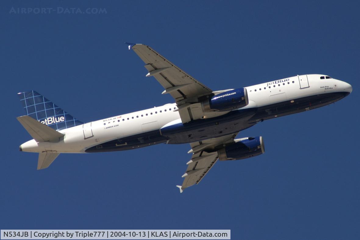 N534JB, 2002 Airbus A320-232 C/N 1705, JetBlue