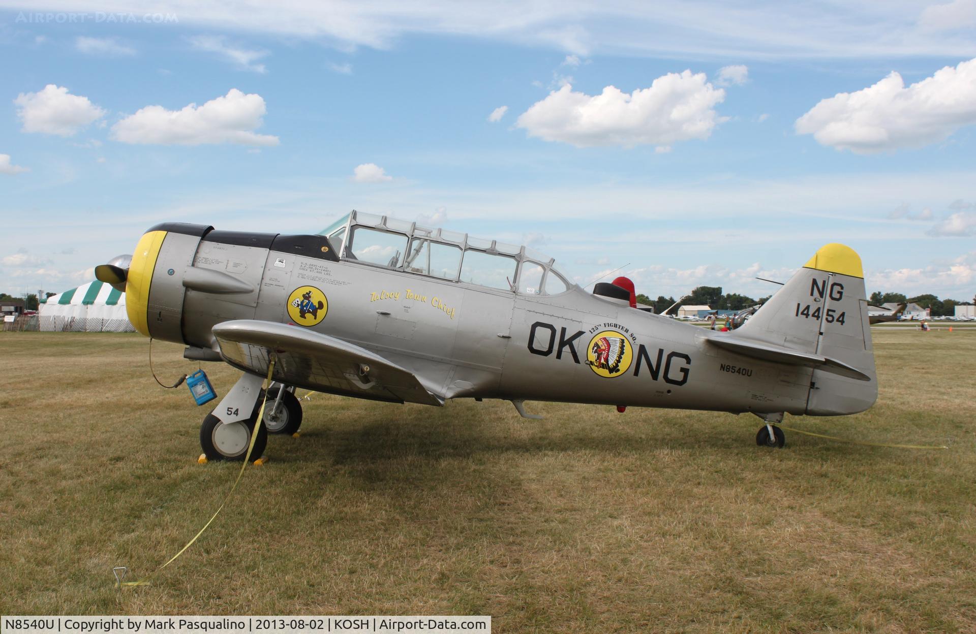 N8540U, North American T-6G Texan C/N 55-14454-1 ??, North American T-6G