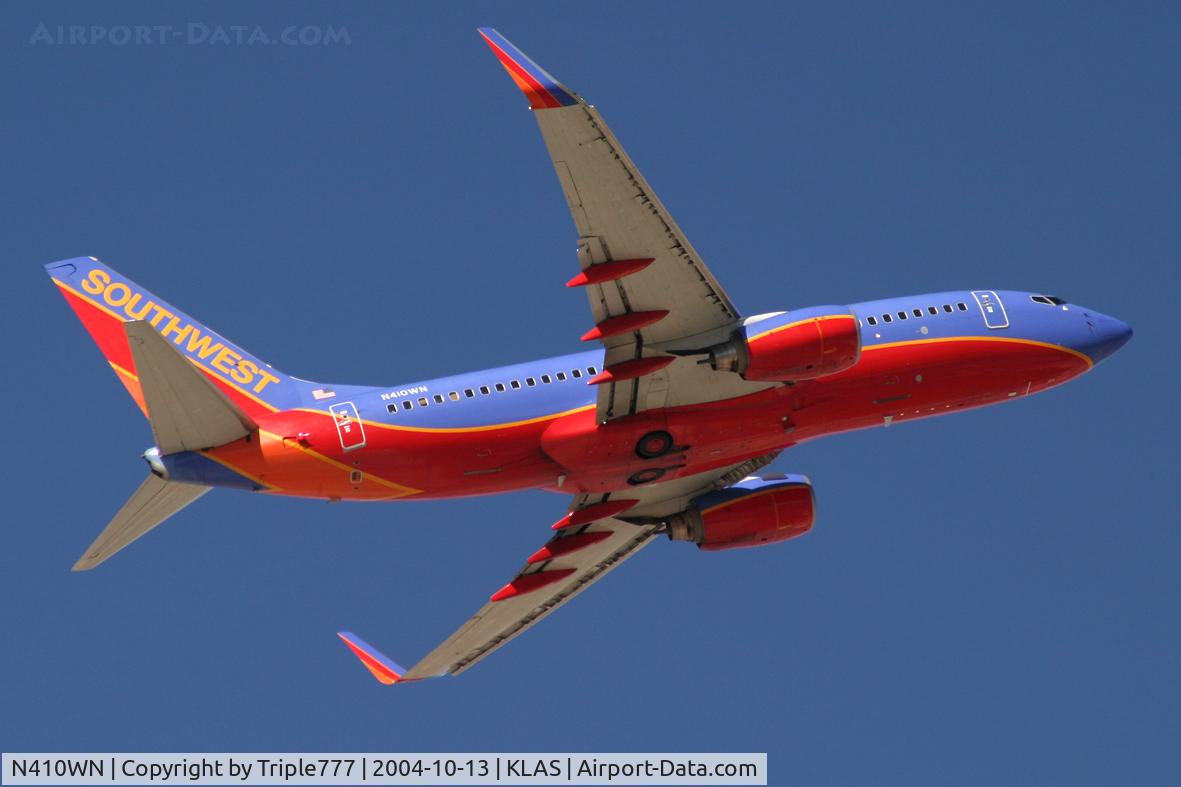 N410WN, 2001 Boeing 737-7H4 C/N 27897, Southwest Airlines
