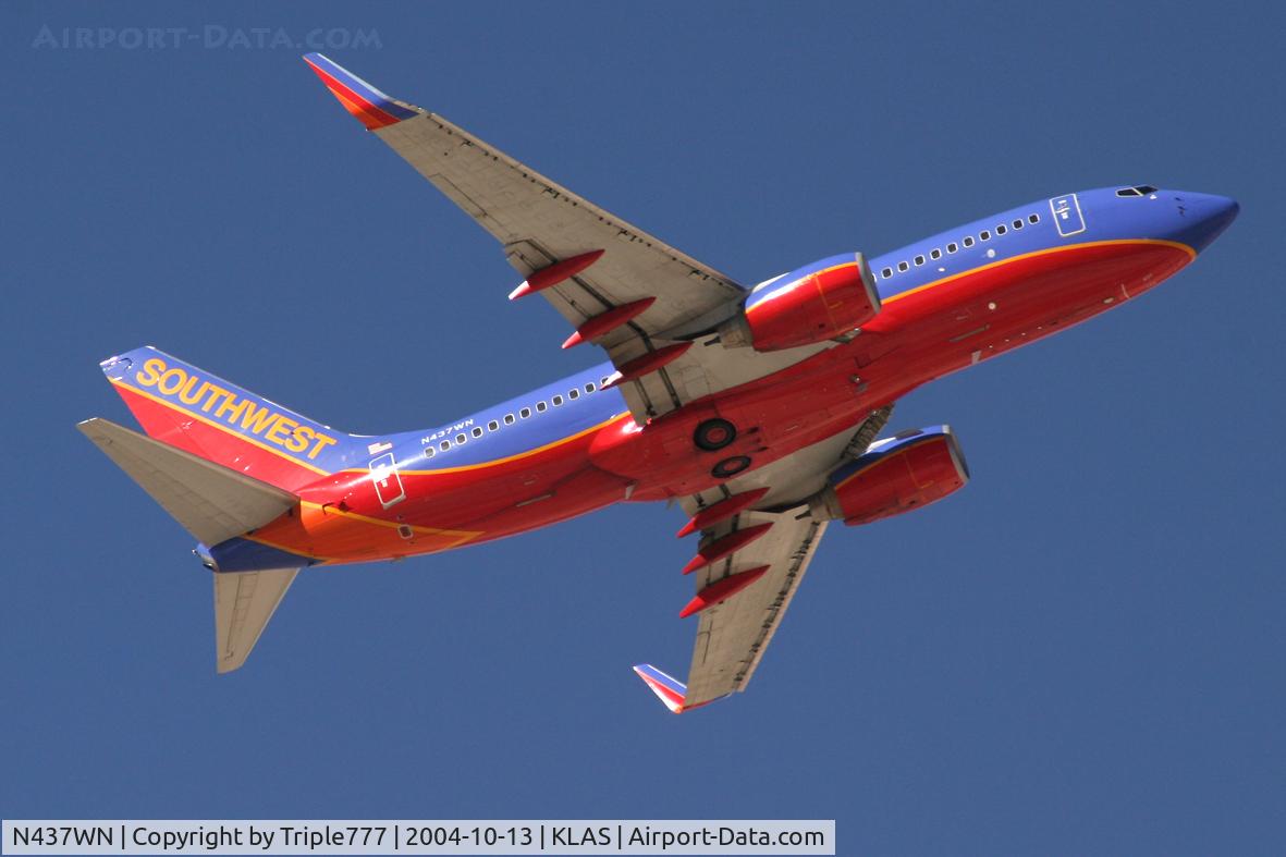 N437WN, 2003 Boeing 737-7H4 C/N 29832, Southwest Airlines