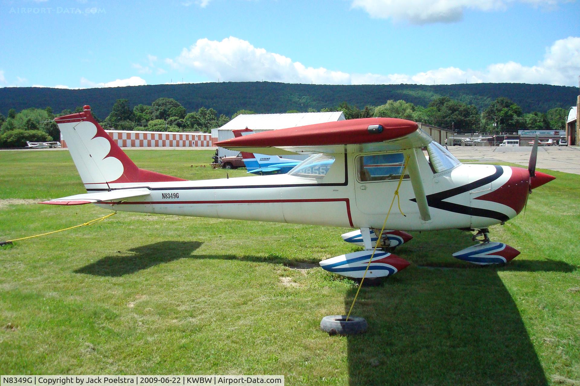 N8349G, 1965 Cessna 150F C/N 15062449, C.150F Wilkes-Barre Wyoming A/P